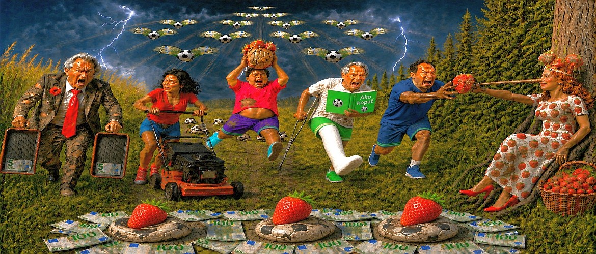 Beh o post primátora, komunálne voľby 2026, Prešov (grafika: Prešovčan + AI)